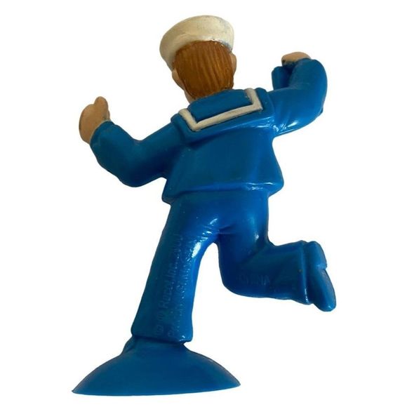 Vintage Blue Cracker Jack Boy 2" Suction Cup Circa 2000 - Picture 2 of 3